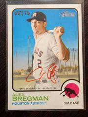 Alex Bregman [Special Edition Red Ink] #ROA-B Baseball Cards 2022 Topps Heritage Real One Autographs Prices