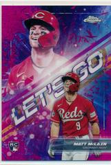 Matt McLain [Red] Baseball Cards 2023 Topps Chrome Let's Go Prices
