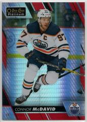 Connor McDavid [Red Prism] Hockey Cards 2023 O-Pee-Chee Platinum Preview Prices
