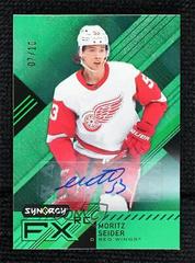 Moritz Seider Hockey Cards 2021 Upper Deck Synergy Autograph Rookies Prices