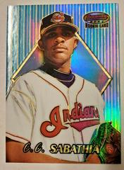 C. C. Sabathia [Atomic Refractor] #171 Baseball Cards 1999 Bowman's Best Prices
