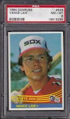 Vance Law #546 Baseball Cards 1984 Donruss Prices