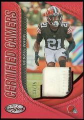 Denzel Ward [Red] #CG-DW Football Cards 2022 Panini Certified Gamers Mirror Prices