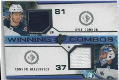Kyle Connor, Connor Hellebuyck #WC-KCCH Hockey Cards 2021 SPx Winning Combos Prices