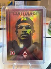 Ja'Marr Chase [Red] #CT-12 Football Cards 2022 Panini Phoenix Contours Prices