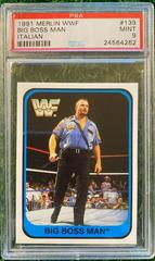 Big Boss Man [Italian] #139 Wrestling Cards 1991 Merlin WWF Prices