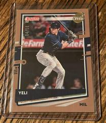 Christian Yelich [Artist Proof] #110 Baseball Cards 2020 Panini Donruss Prices
