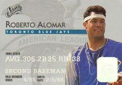 Roberto Alomar #17 Baseball Cards 1995 Studio Prices