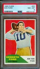 Ken Ford #50 Football Cards 1960 Fleer Prices