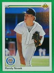 Randy Nosek #2 Baseball Cards 1990 Upper Deck Prices