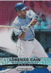 Lorenzo Cain [Red White Blue Mojo Prizm] #8 Baseball Cards 2015 Panini Prizm Prices