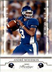 Andre Woodson #106 Football Cards 2008 Playoff Prestige Prices