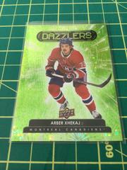 Arber Xhekaj [Green] Hockey Cards 2022 Upper Deck Dazzlers Prices