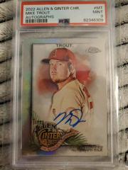 Mike Trout #AGA-MT Baseball Cards 2022 Topps Allen & Ginter Chrome Autographs Prices