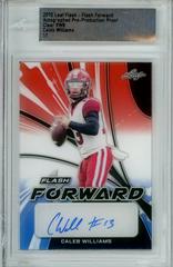 Caleb Williams [Kaleidoscope Red White Blue] #FF-CW1 Football Cards 2022 Leaf Flash Forward Autographs Prices
