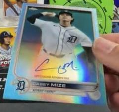 Casey Mize [Refractor] Baseball Cards 2022 Topps Chrome Veteran Autographs Prices