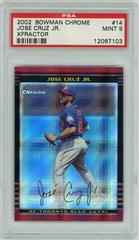 Jose Cruz Jr. [Xfractor] #14 Baseball Cards 2002 Bowman Chrome Prices