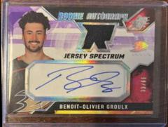 Benoit Olivier Groulx [Spectrum] Hockey Cards 2021 SPx Rookie Auto Jersey Prices