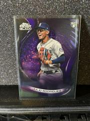 Julio Rodriguez [Purple Mini Diamond] Baseball Cards 2022 Topps Chrome Black Prices