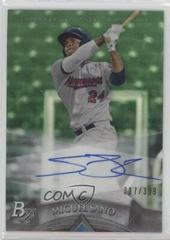 Miguel Sano [Green Refractor] #AP-MS Baseball Cards 2014 Bowman Platinum Autograph Prospects Prices