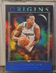 De'Aaron Fox [Blue] #15 Basketball Cards 2023 Panini Origins Prices