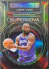LeBron James [Green] Basketball Cards 2021 Panini Obsidian Supernova Prices