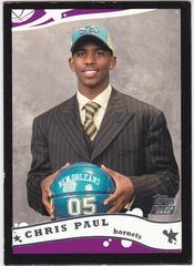 Chris Paul [Black Border] Basketball Cards 2005 Topps Prices