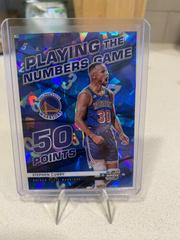 Stephen Curry [Blue Ice] Basketball Cards 2021 Panini Contenders Optic Playing the Numbers Game Prices