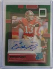 Brock Purdy [Autograph Green] Football Cards 2022 Panini Clearly Donruss Prices