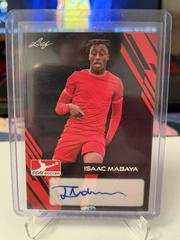 Isaac Mabaya Soccer Cards 2023 Leaf Goal Autographs Prices