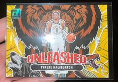 Tyrese Haliburton [Gold] #13 Basketball Cards 2023 Panini Donruss Unleashed Prices