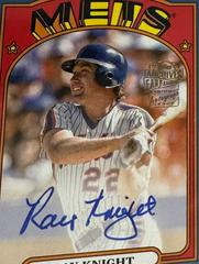Ray Knight [Blue] Baseball Cards 2022 Topps Archives 1972 Fan Favorites Autographs Prices