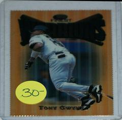 Tony Gwynn [Die Cut] Baseball Cards 1997 Finest Embossed Prices