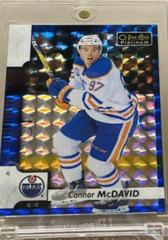 Connor McDavid [Royal Blue Cube] Hockey Cards 2017 O Pee Chee Platinum Prices