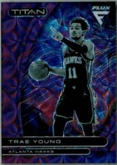 Trae Young [Purple Scope] #1 Basketball Cards 2020 Panini Flux Prices