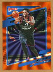 Joel Embiid [Orange Laser] Basketball Cards 2021 Panini Donruss Prices