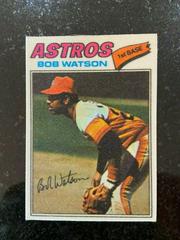 Bob Watson Baseball Cards 1977 Topps Cloth Stickers Prices