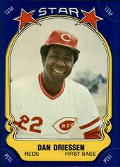 Dan Driessen #22 Baseball Cards 1981 Fleer Star Stickers Prices