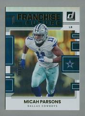 Micah Parsons [Holo] Football Cards 2022 Panini Donruss Franchise Future Prices