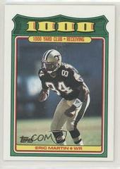 Eric Martin #24 Football Cards 1988 Topps 1000 Yard Club Prices