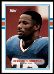 Derrick Burroughs [White Name Plate] Football Cards 1989 Topps Prices