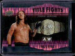 Chris Jericho [Pink] Wrestling Cards 2022 Upper Deck Allure AEW Title Fights Prices
