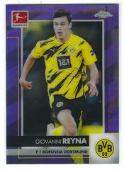 Giovanni Reyna [Purple Refractor] Soccer Cards 2020 Topps Chrome Bundesliga Prices