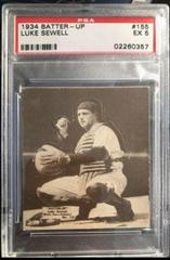 Luke Sewell #155 Baseball Cards 1934 Batter Up Prices