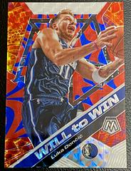 Luka Doncic [Reactive Blue] #44 Basketball Cards 2019 Panini Mosaic Will to Win Prices