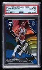 Stephen Curry [Blue] Basketball Cards 2017 Panini Totally Certified Prices