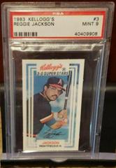 Reggie Jackson #3 Baseball Cards 1983 Kellogg's Prices