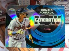 Ronald Acuna Jr. Baseball Cards 2022 Topps Chrome Update Generation Now Prices