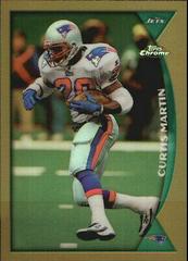 Curtis Martin [Refractor] #10 Football Cards 1998 Topps Chrome Prices
