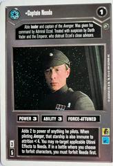 Captain Needa [Revised] Star Wars CCG Dagobah Prices